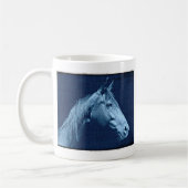 Blauwe paarden koffiemok (Links)
