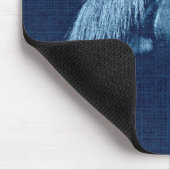 Blauwe paarden muismat (Hoek)