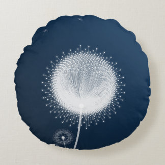 Blauwe Paardenbloem Pluizen Decorative Worp Kussen