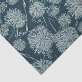 Blauwe paardenbloemen patroon decoupage tissuepapier (Detail)