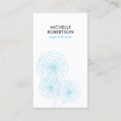 BLAUWE PAARDENBLOEMEN YOGA LERAAR, YOGA INSTRUCTEU VISITEKAARTJE (Voorkant)