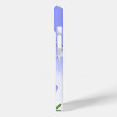 Blauwe Paarse anemoon bloemen Case-Mate iPhone Case (Achterkant / Links)