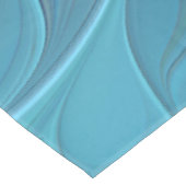 Blauwe Paarse bloem Abstracte fractale kunst Tafelkleed (Gekanteld)