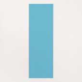 Blauwe Paarse bloem Abstracte fractale kunst Yogamat (Achterkant)