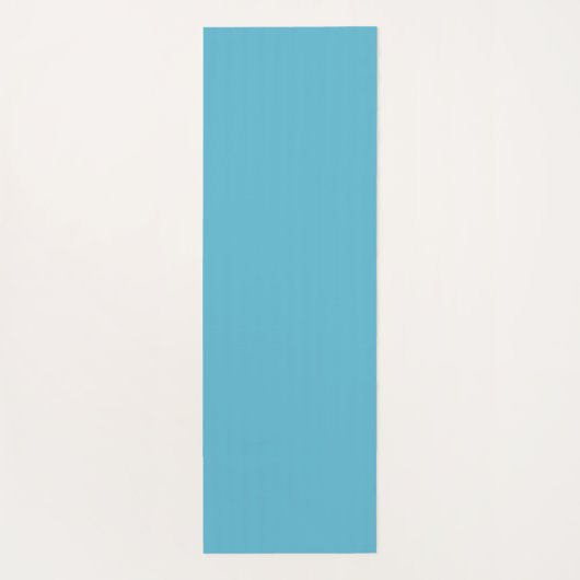 Blauwe Paarse bloem Abstracte fractale kunst Yogamat (Achterkant)