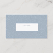 Blauwe paarse boho waterverf Luier Raffle ticket Informatiekaartje (Achterkant)