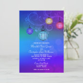 Blauwe Paarse driepuntenband Kaart (Staand voorkant)