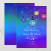 Blauwe Paarse driepuntenband Kaart (Voorkant / Achterkant)