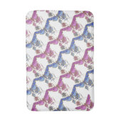 Blauwe, Paarse en goudmakreel Badmat (Voorkant Verticaal)