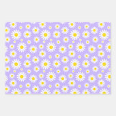 Blauwe, Paarse en groene gemengde lentedagen Inpakpapier Vel (Voorkant 2)