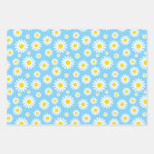 Blauwe, Paarse en groene gemengde lentedagen Inpakpapier Vel (Voorkant)