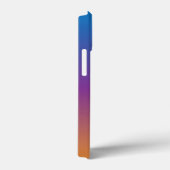Blauwe, Paarse en Oranje gradiënt Case-Mate iPhone Case (Achterkant / Rechts)