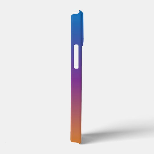 Blauwe, Paarse en Oranje gradiënt Case-Mate iPhone Case (Achterkant / Rechts)