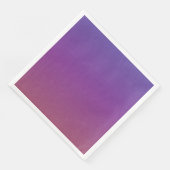 Blauwe, Paarse en Oranje gradiënt Servet (Hoek)