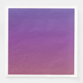 Blauwe, Paarse en Oranje gradiënt Servet (Voorkant)