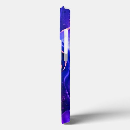 Blauwe, Paarse en Rode Violet Vloeibare inkt, Mono Case-Mate iPhone Case (Achterkant / Links)