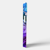 Blauwe, Paarse en Rode Violet Vloeibare inkt, Mono Case-Mate iPhone Case (Achterkant / Rechts)