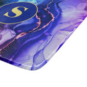 Blauwe, Paarse en Rode Violet Vloeibare inkt, Mono Snijplank (Hoek)