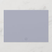 Blauwe Paarse Hydrangea Flower Icon Stamp Briefpap Bedankkaart (Achterkant)