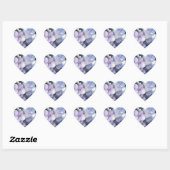 Blauwe Paarse hydrangea Stickers (Vel)