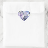 Blauwe Paarse hydrangea Stickers (Tas)