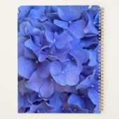 Blauwe paarse hydrangeas blauwe paarse bloemen voo planner (Achterkant)