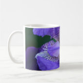 Blauwe Paarse Iris ventilator Koffiemok (Links)