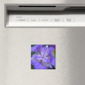 Blauwe Paarse Iris ventilator Magneet (Insitu (Vaatwasser))