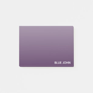 Blauwe paarse kleurennaam post-it® notes