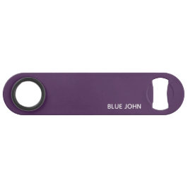 Blauwe paarse kleurennaam speed flessenopener
