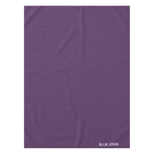 Blauwe paarse kleurennaam tafelkleed (Voorkant)