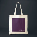 Blauwe paarse kleurennaam tote bag<br><div class="desc">Blauwe paarse kleurennaam</div>