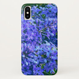Blauwe paarse lilacs romantische blauwe foto Case-Mate iPhone case