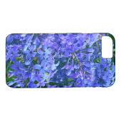 Blauwe paarse lilacs romantische blauwe foto Case-Mate iPhone case (Achterkant (Horizontaal))