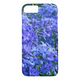 Blauwe paarse lilacs romantische blauwe foto 	iPhone 8/7 hoesje