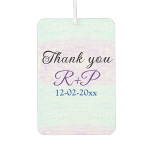 Blauwe paarse ombre glitter glitter sparkle dank u luchtverfrisser