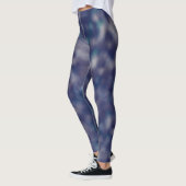 Blauwe Paarse rendy unieke koel Leggings (Links)