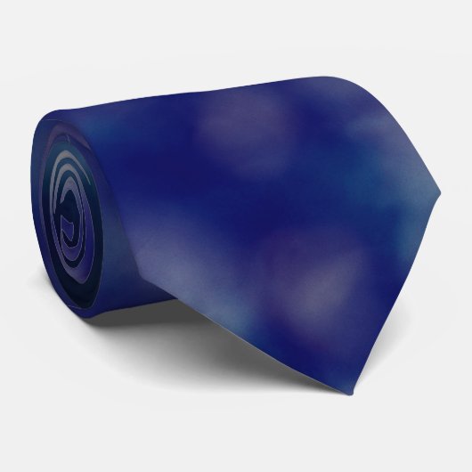 Blauwe Paarse rendy unieke koel Stropdas (Opgerold)