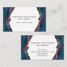 Blauwe Paarse Rood Gouden Agaat Professioneel