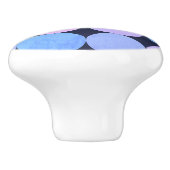 Blauwe Paarse & Roze cirkels Keramische Knop (Zijkant)