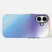 Blauwe Paarse Roze en Gele Abstracte Kunst Case-Mate iPhone Case (Achterkant (horizontaal))