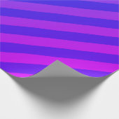  Blauwe, Paarse, & Roze Strepen Cadeaupapier (Hoek)