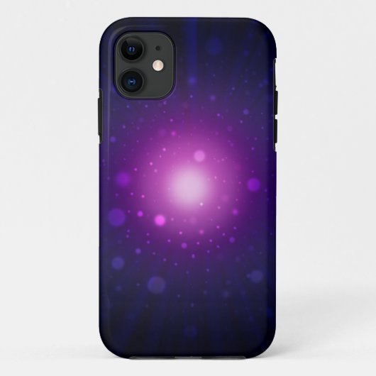 Blauwe Paarse ruimte Galaxy sterren Abstract Case-Mate iPhone Case (Achterkant)