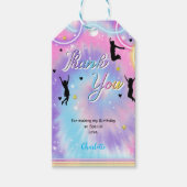 Blauwe & Paarse Spring Geschenklabels Cadeaulabel (Voorkant)