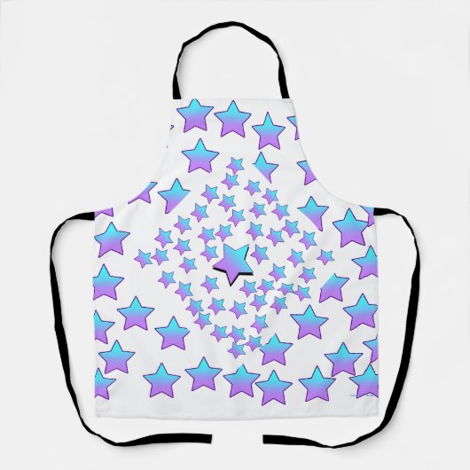 BLAUWE PAARSE STARS SCHORT (Voorkant)