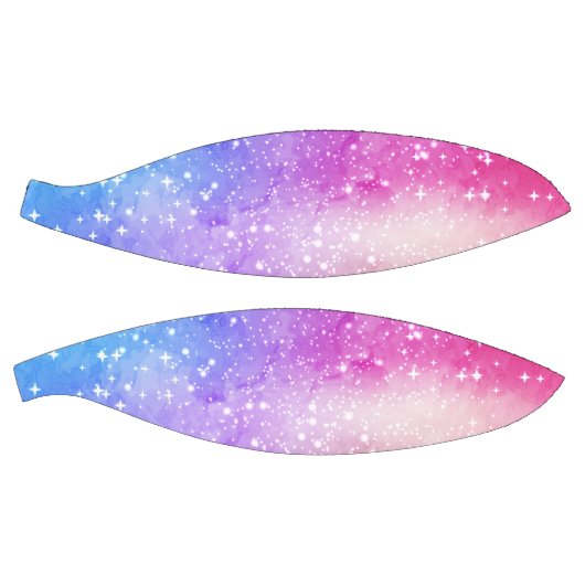 Blauwe paarse sterrenmelkhemel mini basketbal (Panelen)