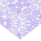 Blauwe Paarse tuin Tafelkleed (Gekanteld)