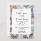 Blauwe Paarse vlinders Vrijgezellenfeest Kaart (Voorkant)