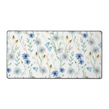 Blauwe Paarse Waterverf Wildflower