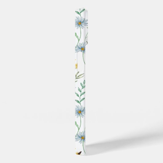 Blauwe Paarse Waterverf Wildflower Case-Mate iPhone Case (Achterkant / Rechts)